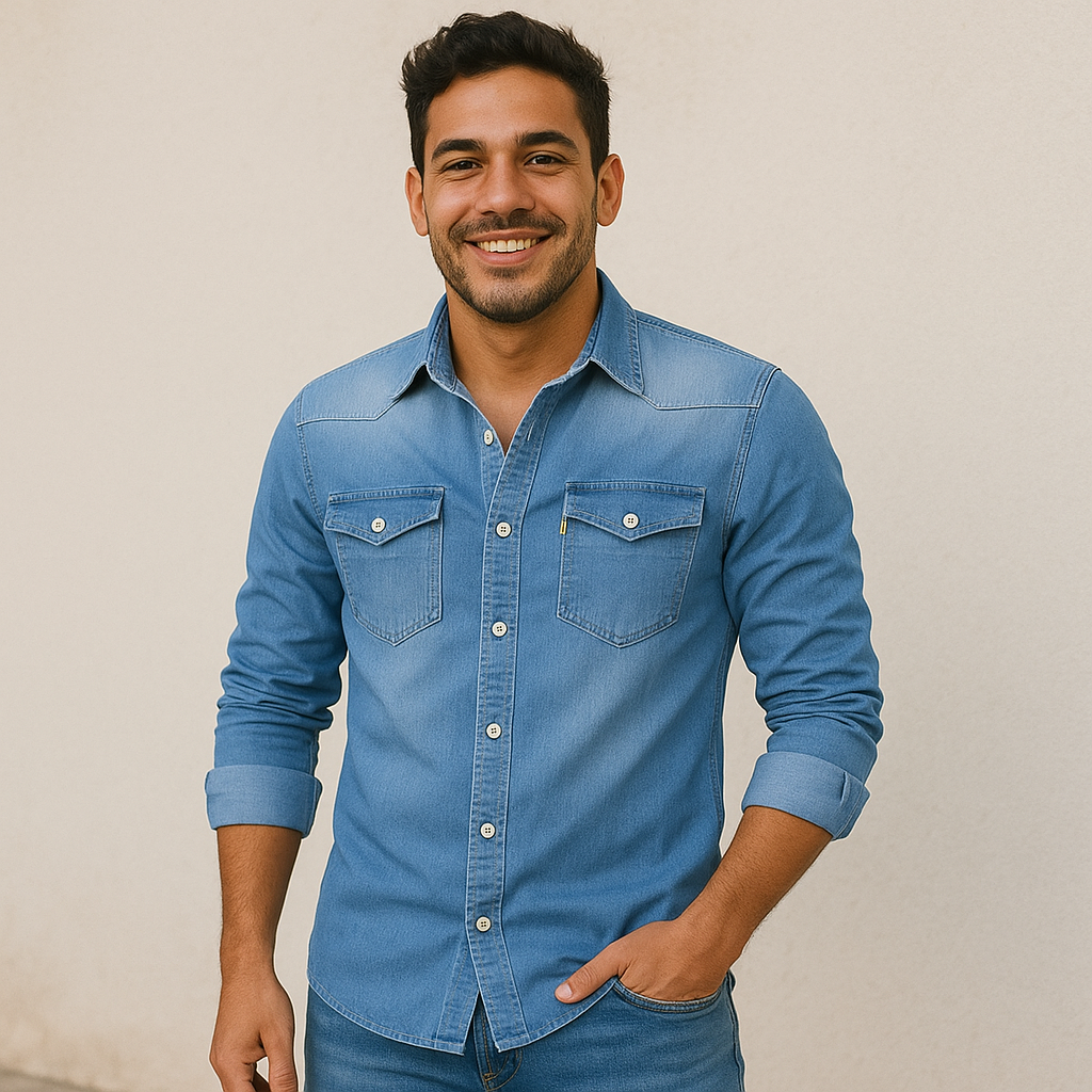 Camisa_Jeans_Manga_Longa_Masculina_Gênova1