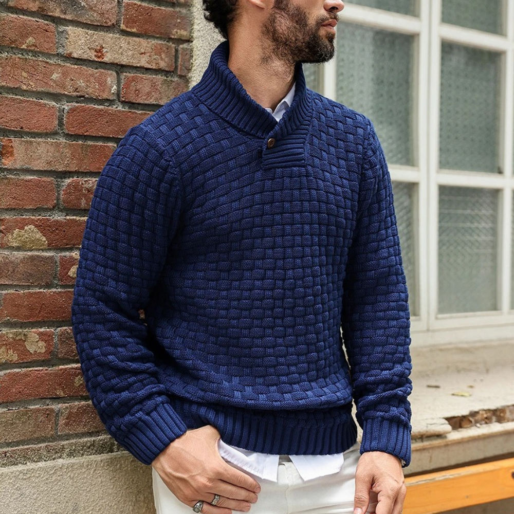 Suéter Masculino Trançado Trissino