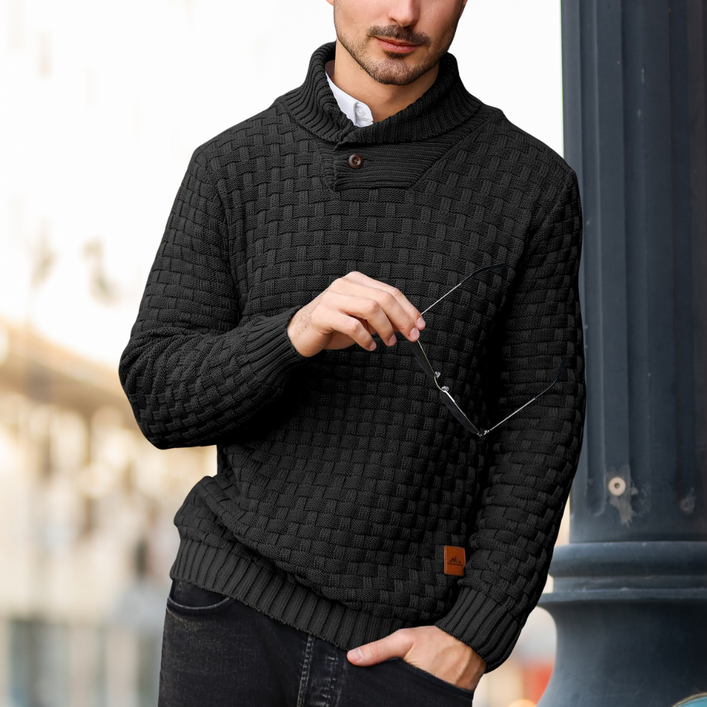 Suéter Masculino Trançado Trissino